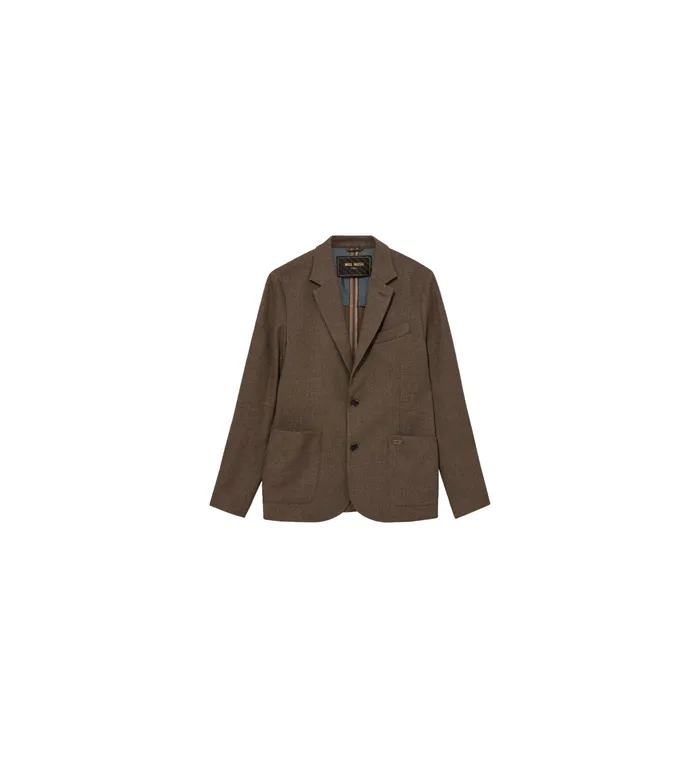 MOS MOSH Blazers MMGWilliams Forest Blazer Brown Latte 8211 Men MOS MOSH Blazers MMGWilliams Forest Blazer Brown Latte 8211 Men