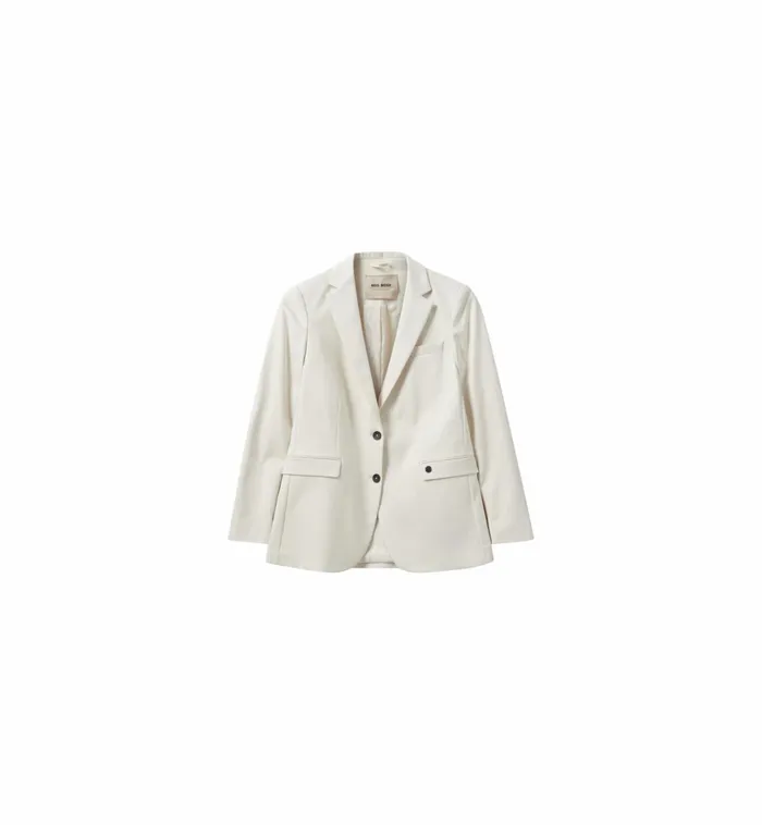 MOS MOSH Blazers MMMary Night Blazer Ecru 8211 Women MOS MOSH Blazers MMMary Night Blazer Ecru 8211 Women