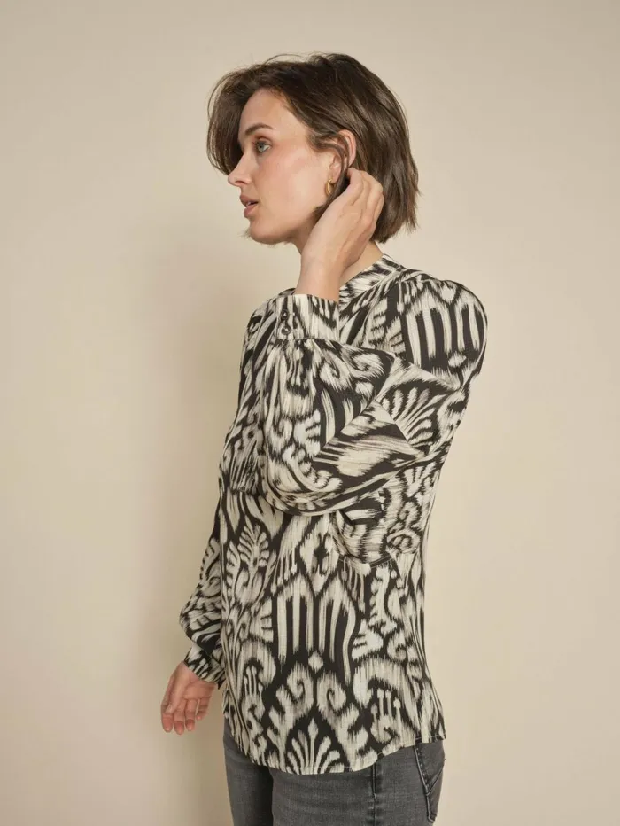 MOS MOSH Blouses and Tops MMBirna Noelli Blouse Black 8211 Women MOS MOSH Blouses and Tops MMBirna Noelli Blouse Black 8211 Women