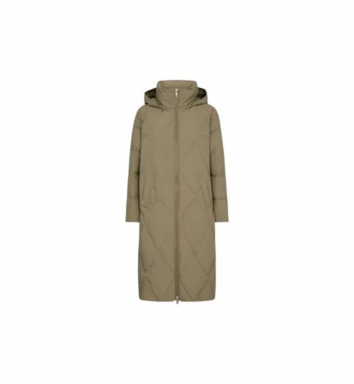 MOS MOSH Jackets and Coats MMAhla Long Down Jacket Mermaid 8211 Women