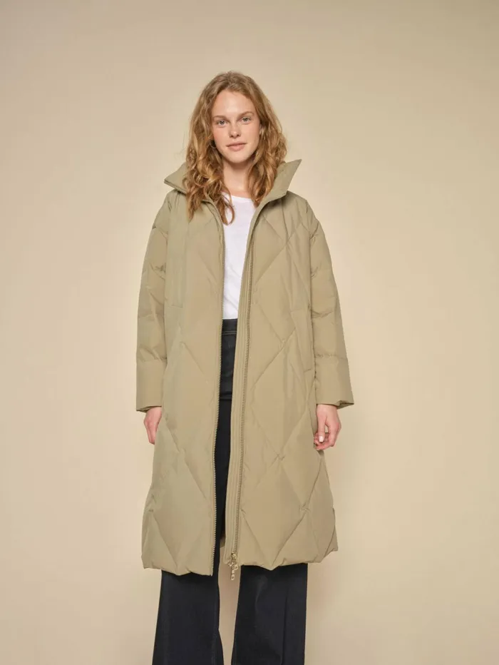 MOS MOSH Jackets and Coats MMAhla Long Down Jacket Mermaid 8211 Women