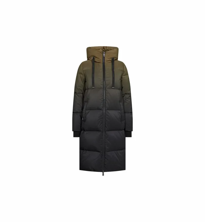 MOS MOSH Jackets and Coats MMNova Dip Dye Down Coat Fir Green 8211 Women MOS MOSH Jackets and Coats MMNova Dip Dye Down Coat Fir Green 8211 Women