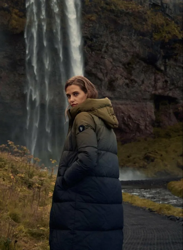 MOS MOSH Jackets and Coats MMNova Dip Dye Down Coat Fir Green 8211 Women MOS MOSH Jackets and Coats MMNova Dip Dye Down Coat Fir Green 8211 Women