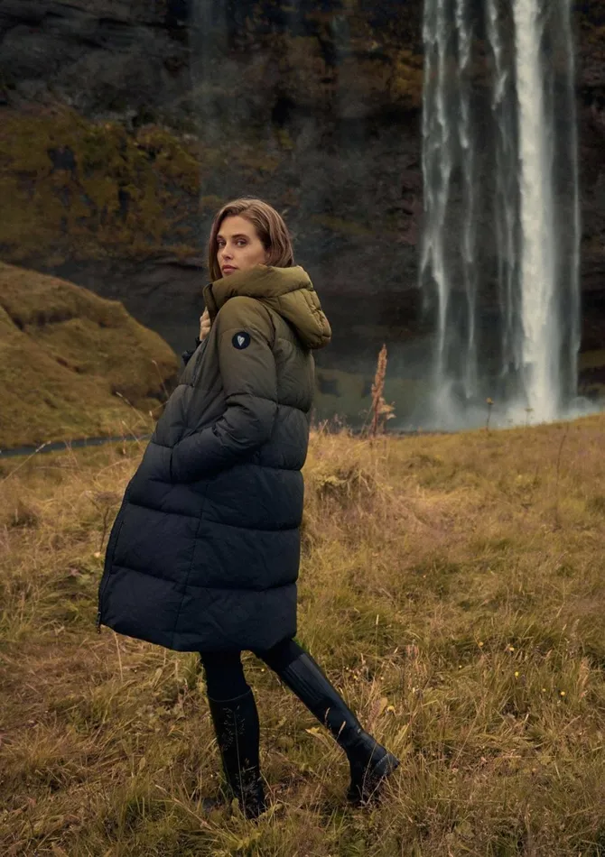 MOS MOSH Jackets and Coats MMNova Dip Dye Down Coat Fir Green 8211 Women MOS MOSH Jackets and Coats MMNova Dip Dye Down Coat Fir Green 8211 Women