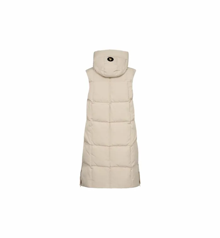 MOS MOSH Jackets and Coats MMNova Square Down Waistcoat Feather Gray 8211 Women MOS MOSH Jackets and Coats MMNova Square Down Waistcoat Feather Gray 8211 Women