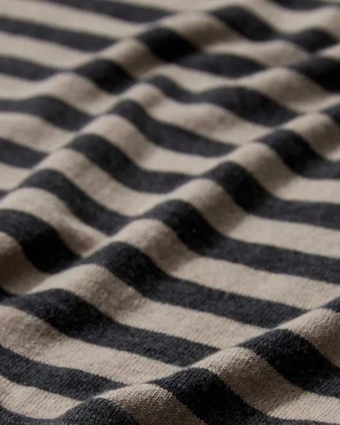 MOS MOSH Knits MMGAdam Soft Stripe Knit Charcoal Melange Stripe 8211 Men MOS MOSH Knits MMGAdam Soft Stripe Knit Charcoal Melange Stripe 8211 Men