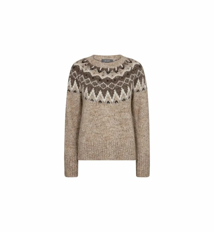 MOS MOSH Knits MMSidsel Warm Knit Tannin 8211 Women MOS MOSH Knits MMSidsel Warm Knit Tannin 8211 Women