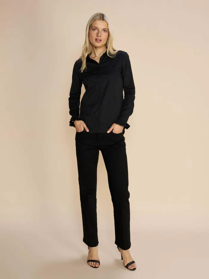 MOS MOSH Shirts MMMattie Flip Shirt Black 8211 Women MOS MOSH Shirts MMMattie Flip Shirt Black 8211 Women
