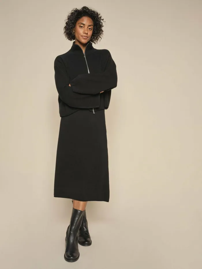 MOS MOSH Skirts MMCardi Knit Skirt Black 8211 Women