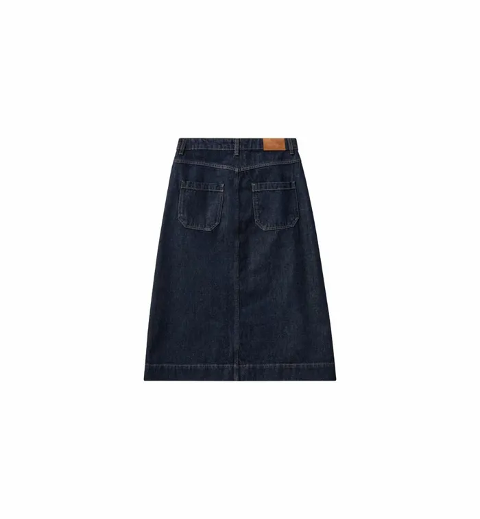 MOS MOSH Skirts MMHSharp Rinse Denim Skirt 8211 HEYANNO Dark Blue 8211 Women MOS MOSH Skirts MMHSharp Rinse Denim Skirt 8211 HEYANNO Dark Blue 8211 Women