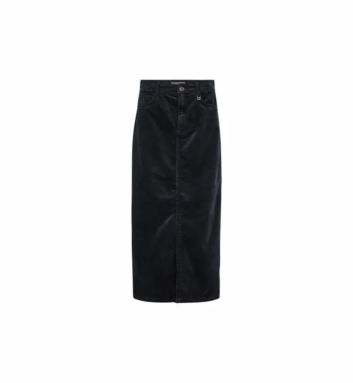 MOS MOSH Skirts MMMella Corduroy Skirt Phantom 8211 Women MOS MOSH Skirts MMMella Corduroy Skirt Phantom 8211 Women