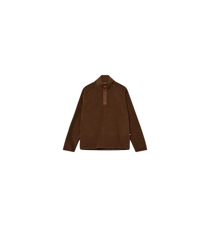 MOS MOSH Sweatshirts MMGCheck Placket Sweat Burn Cava 8211 Men MOS MOSH Sweatshirts MMGCheck Placket Sweat Burn Cava 8211 Men
