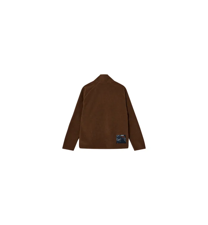 MOS MOSH Sweatshirts MMGCheck Placket Sweat Burn Cava 8211 Men MOS MOSH Sweatshirts MMGCheck Placket Sweat Burn Cava 8211 Men