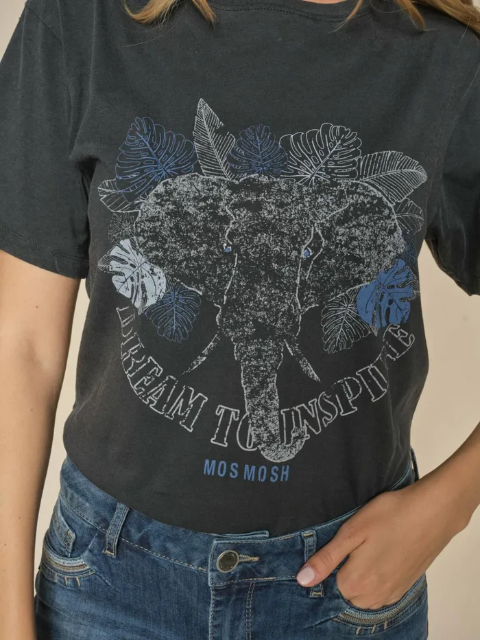 MOS MOSH Tees MMFant OSS Tee Phantom 8211 Women MOS MOSH Tees MMFant OSS Tee Phantom 8211 Women
