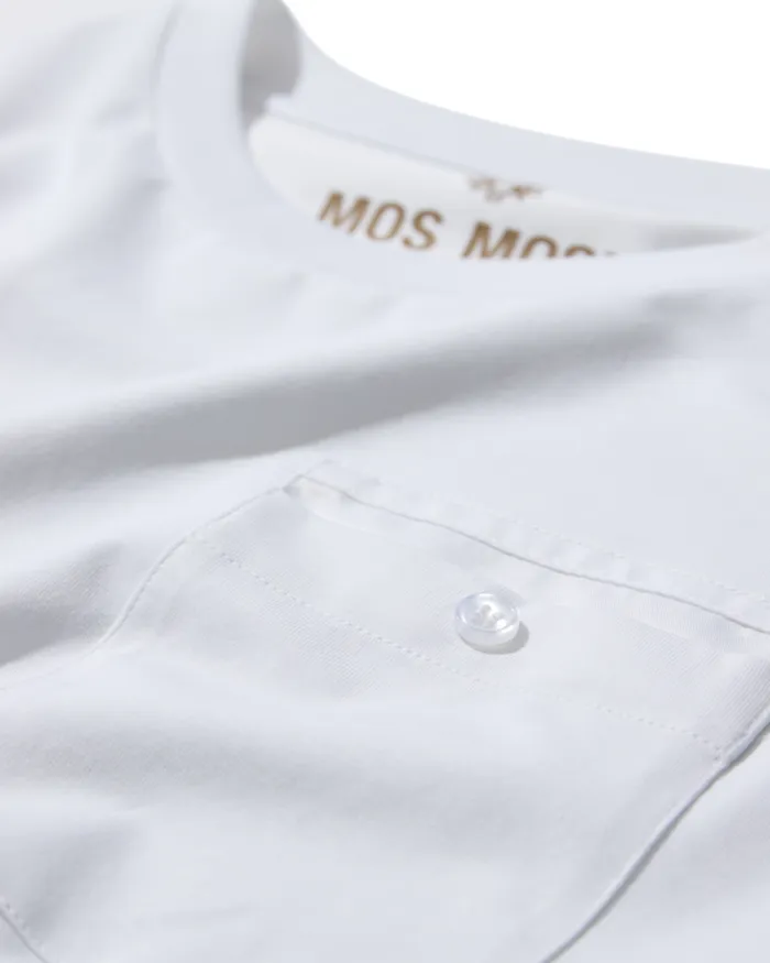 MOS MOSH Tees MMGBlom SS Tee White 8211 Men MOS MOSH Tees MMGBlom SS Tee White 8211 Men