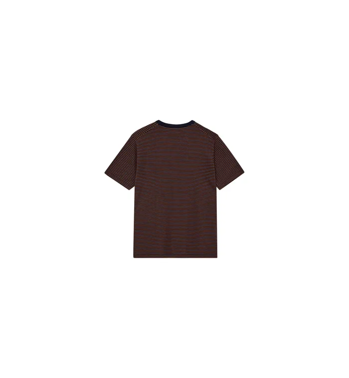 MOS MOSH Tees MMGHali Stripe Knit Tee Indigo Blue Stripe 8211 Men