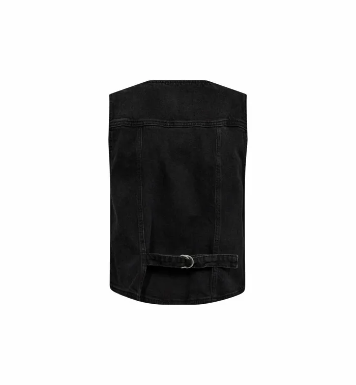 MOS MOSH Waistcoats MMCiden Denim Vest Black 8211 Women MOS MOSH Waistcoats MMCiden Denim Vest Black 8211 Women