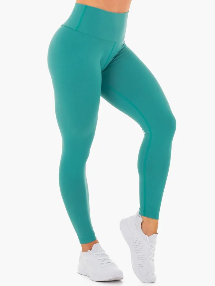 Motion High Waisted Leggings 8211 Teal Women Ryderwear Leggings