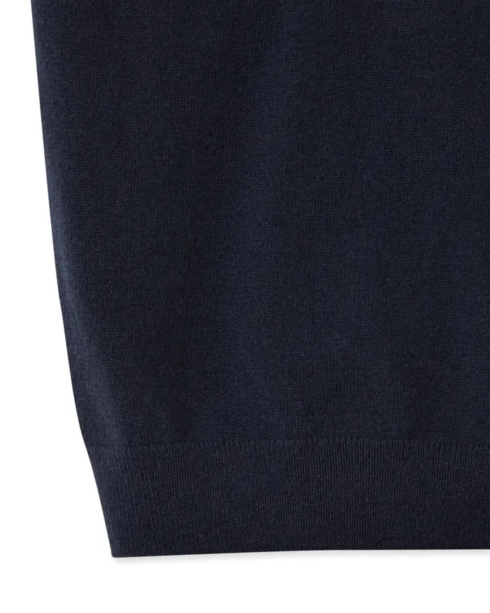 NPeal Boys Children Cashmere Slipover In Navy Blue