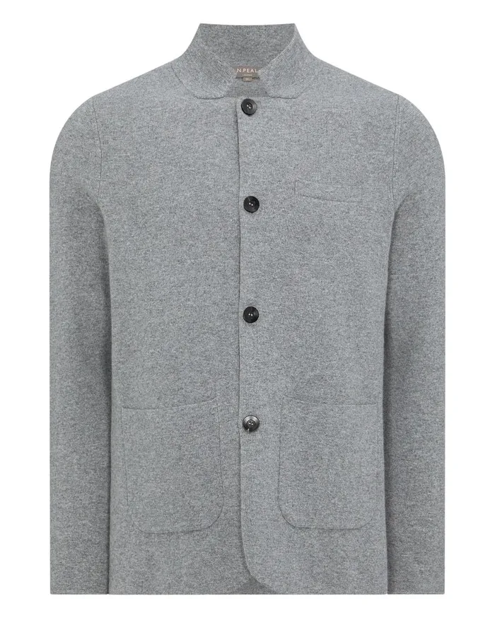 NPeal Coats and Jackets Men Milano Cashmere Jacket In Flannel Grey
