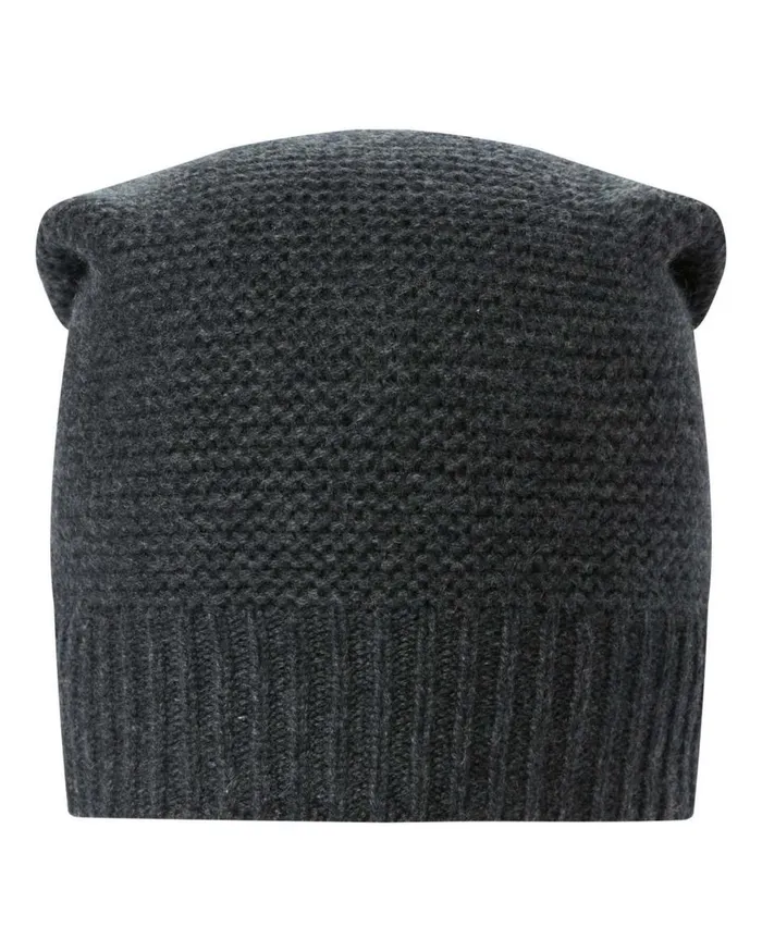NPeal Hats MenWomen Unisex Beanie Cashmere Hat In Dark Charcoal Grey