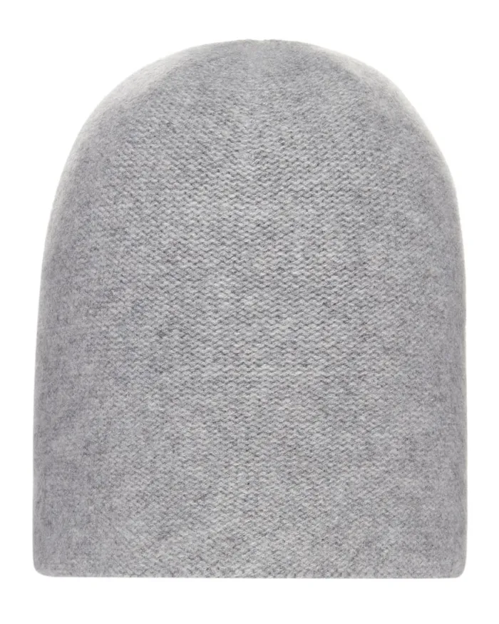 NPeal Hats MenWomen Unisex Double Layer Cashmere Beanie In Flannel Grey