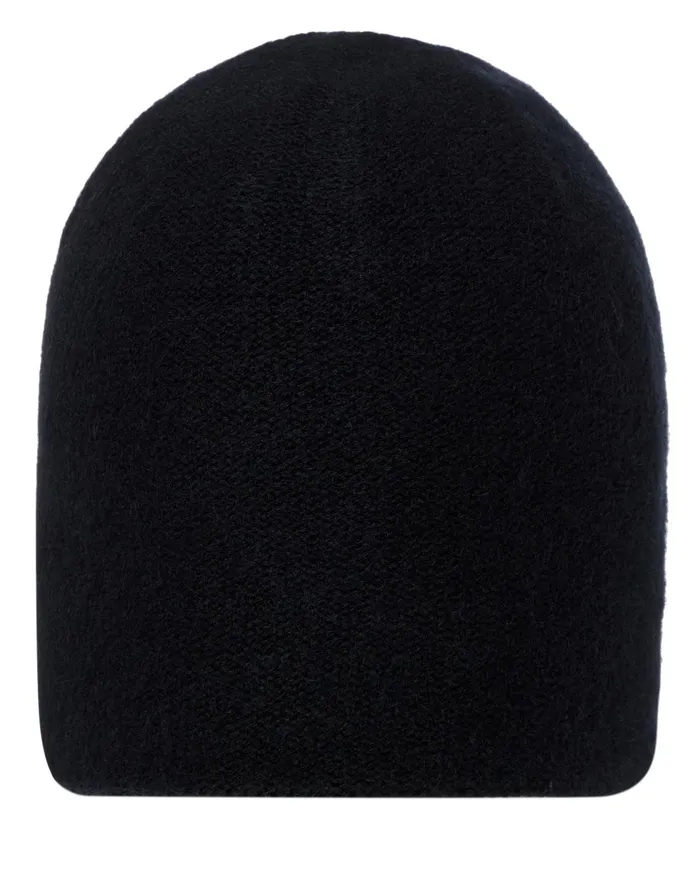 NPeal Hats Women Unisex Double Layer Cashmere Beanie In Black