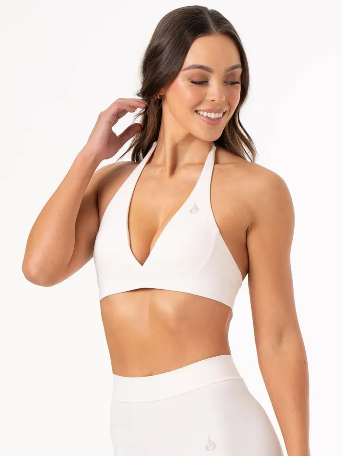 NKD Halter Bra 8211 Ivory Women Ryderwear Sports Bras