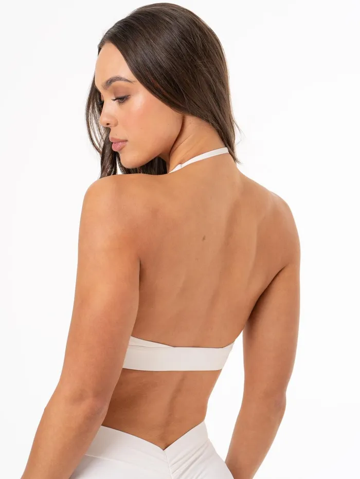 NKD Halter Bra 8211 Ivory Women Ryderwear Sports Bras