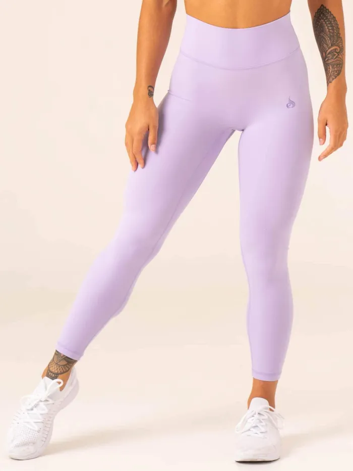 NKD High Waisted Scrunch Leggings 8211 Lavender Women Ryderwear Leggings