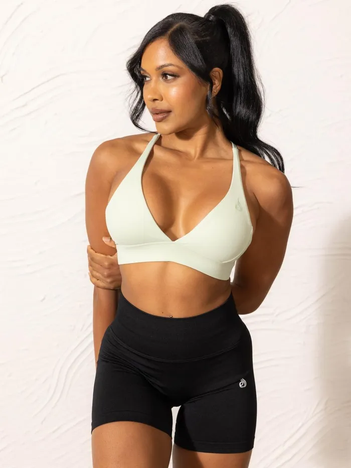 NKD Low Neck Sports Bra 8211 Cucumber Women Ryderwear Sports Bras