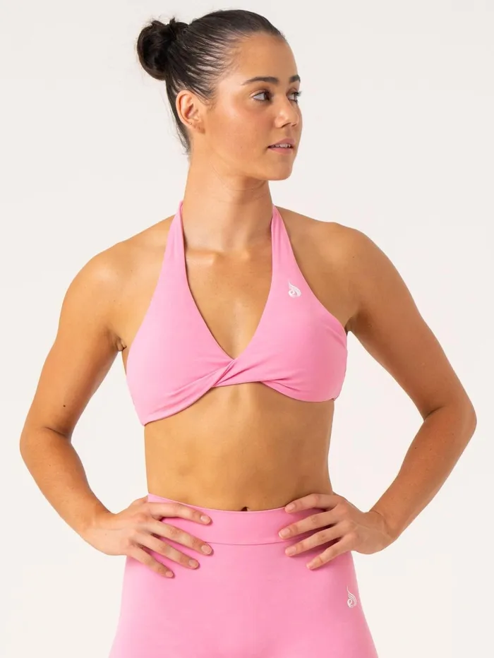 NKD Stonewash Halter Sports Bra 8211 Pink Stonewash Women Ryderwear Sports Bras NKD Stonewash Halter Sports Bra 8211 Pink Stonewash Women Ryderwear Sports Bras