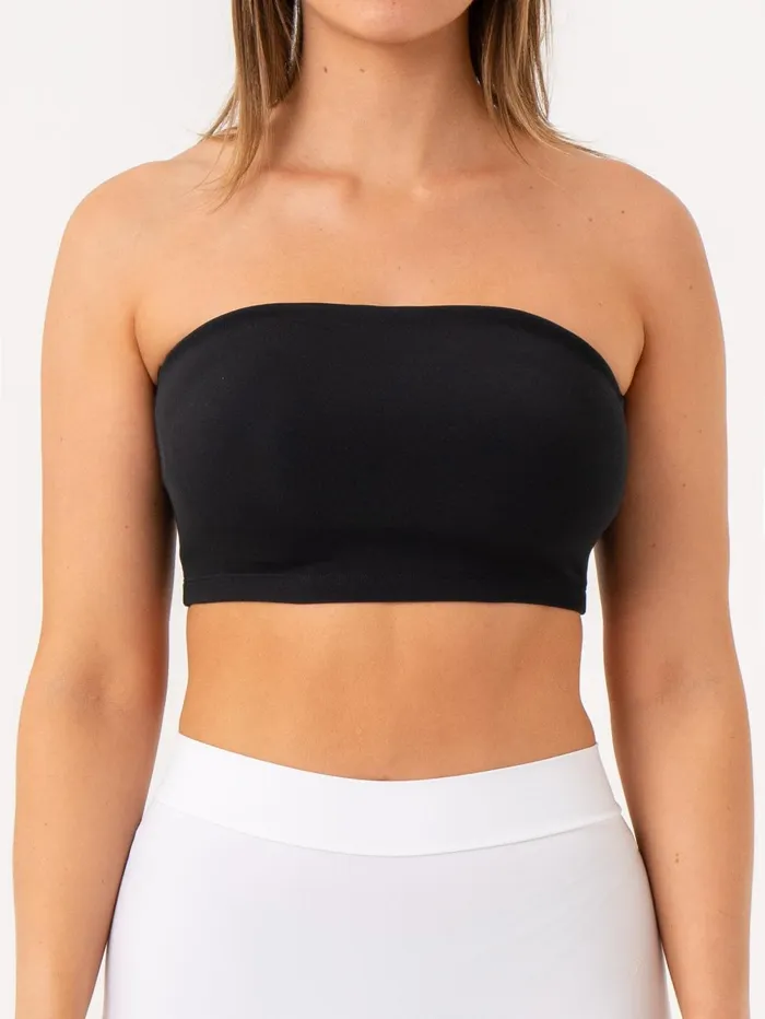 NKD Strapless Tank Bra 8211 Black Women Ryderwear Sports Bras
