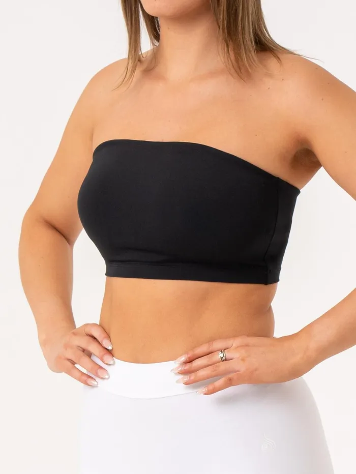 NKD Strapless Tank Bra 8211 Black Women Ryderwear Sports Bras