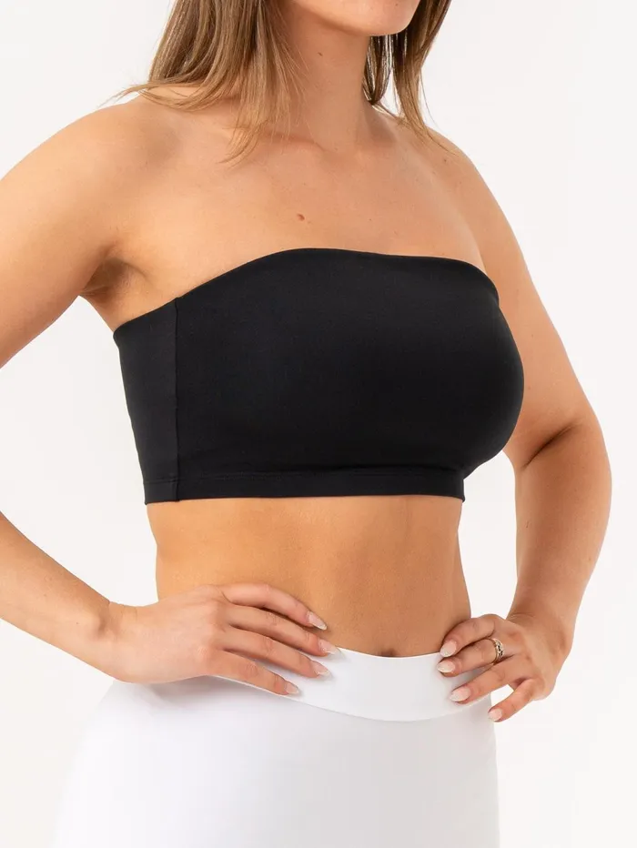 NKD Strapless Tank Bra 8211 Black Women Ryderwear Sports Bras