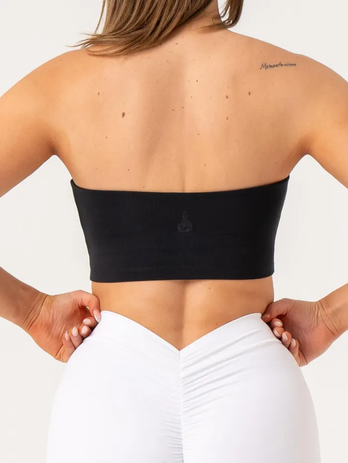 NKD Strapless Tank Bra 8211 Black Women Ryderwear Sports Bras