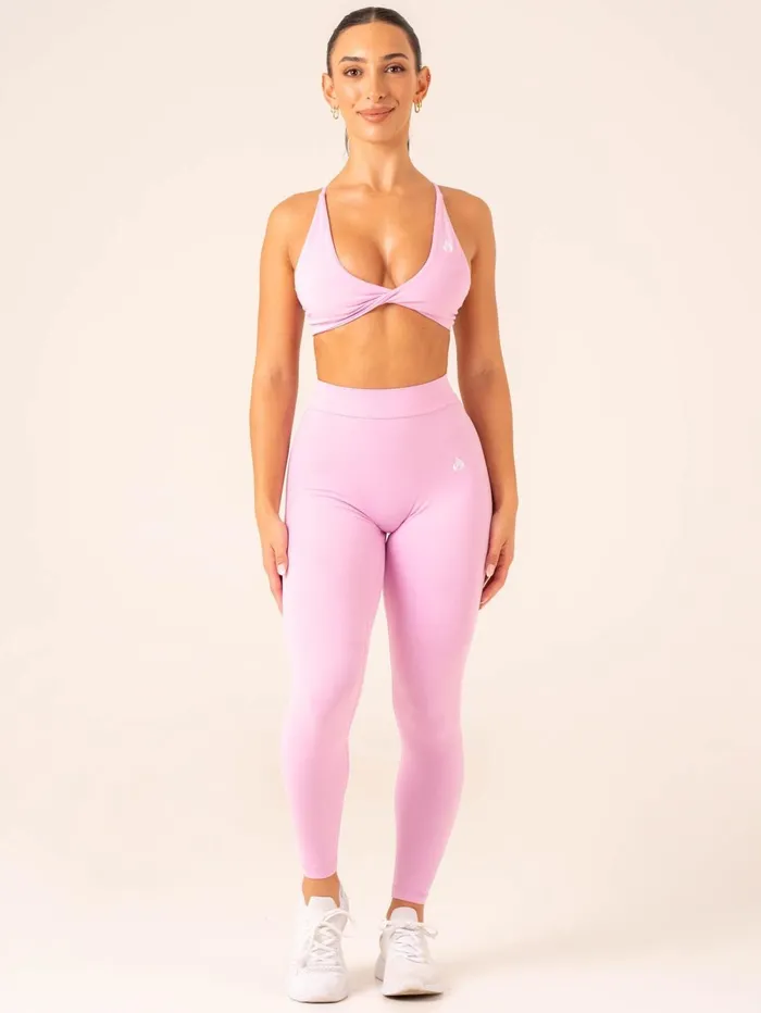 NKD V Scrunch Leggings 8211 Candy Pink Women Ryderwear Leggings