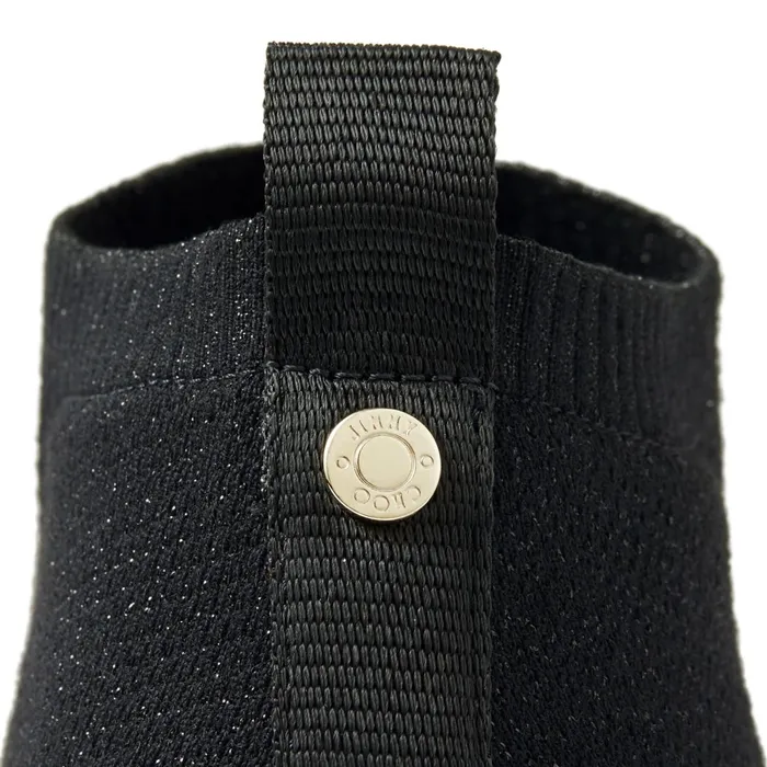 Norway Black Knit And Lurex Trainers Blackblack Women JIMMY CHOO Sneakers