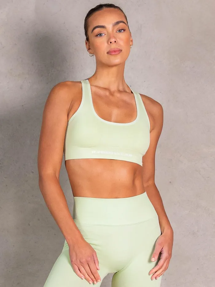 NRG Seamless Scoop Neck Sports Bra 8211 Matcha Women Ryderwear Sports Bras