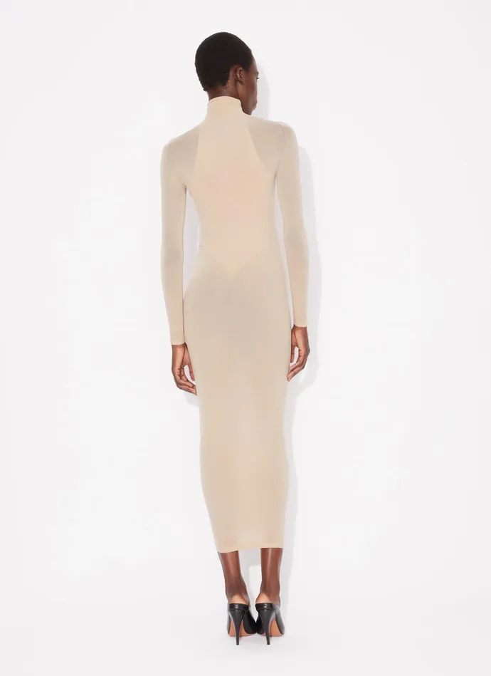 Nude Fitted Body In Fine Knit Women Alaa Bodysuits and Leggings