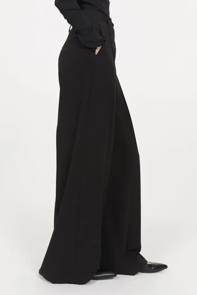 Obi Wide Pants Black Women Rodebjer Sets and Suits