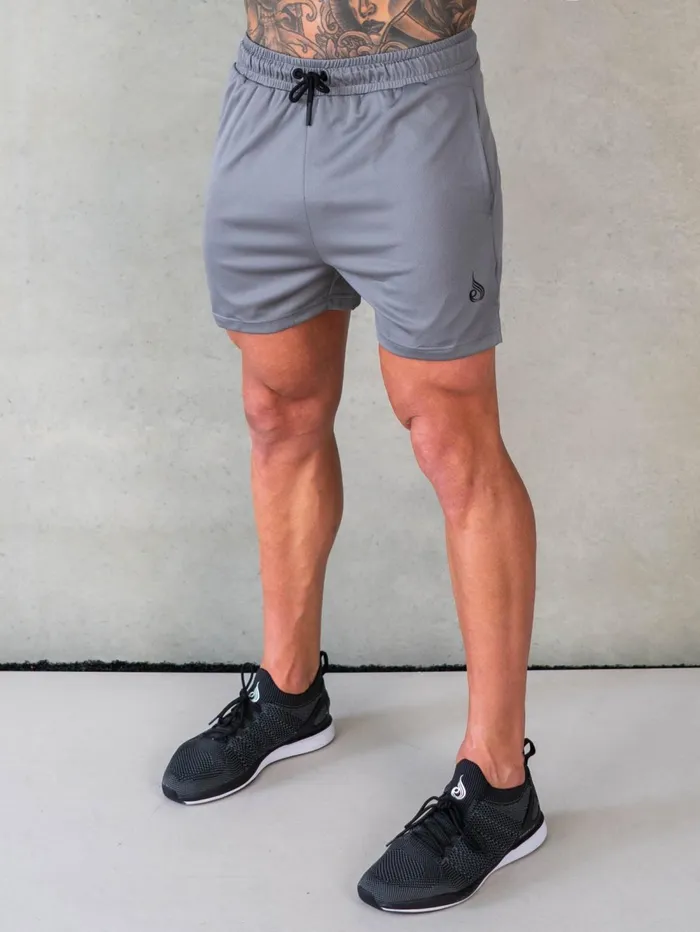 Octane Mesh Shorts 8211 Steel Grey Men Ryderwear Gym Shorts