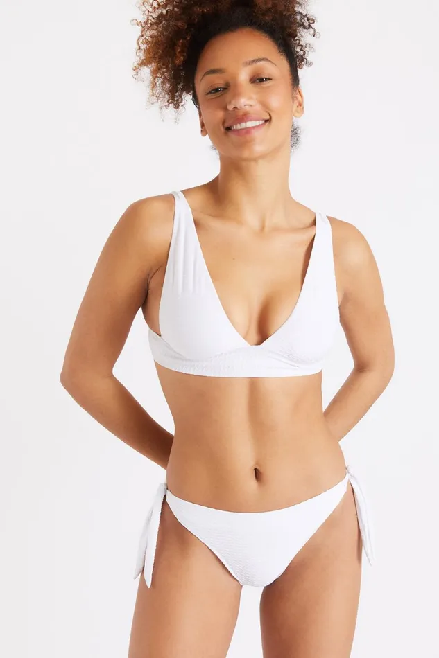 Odalo and Dasia Romeo White Twopiece Bikini White Women Banana Moon Triangle Odalo and Dasia Romeo White Twopiece Bikini White Women Banana Moon Triangle