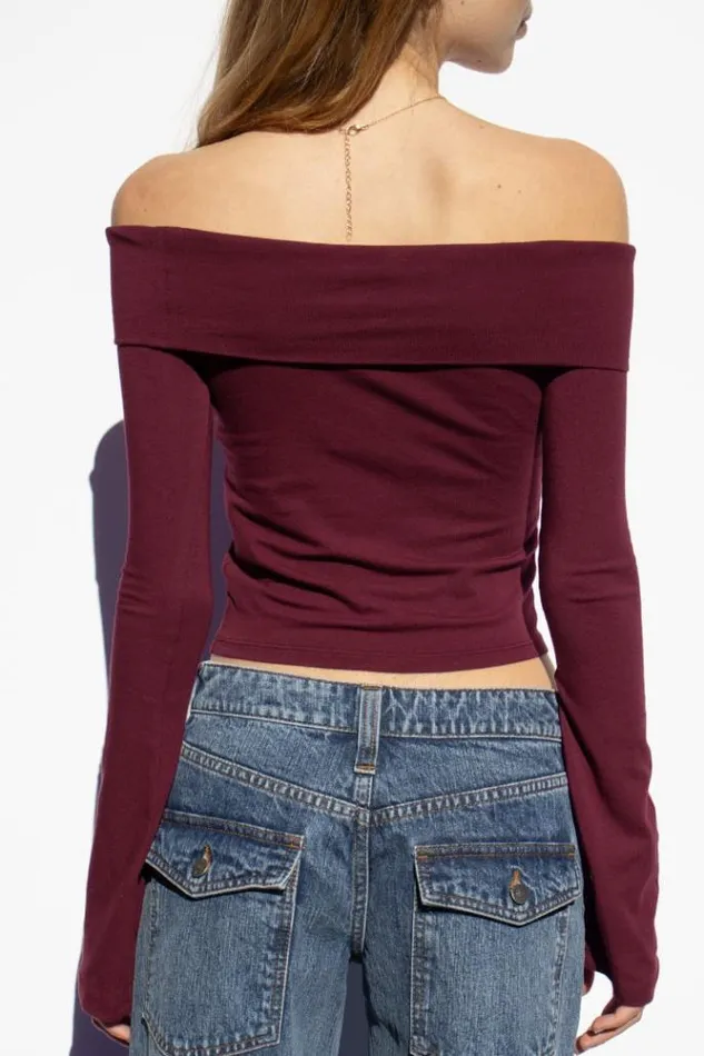 OffShoulders TShirt Women Subdued Tees
