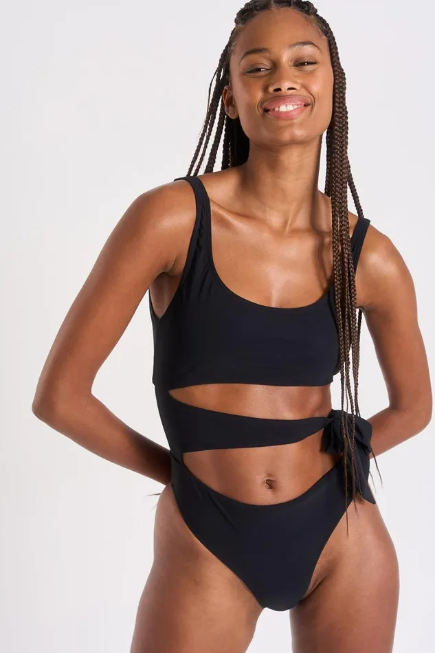 One Piece Black 8211 TREASURE BLACK Black Women Banana Moon One Piece Swimsuit One Piece Black 8211 TREASURE BLACK Black Women Banana Moon One Piece Swimsuit