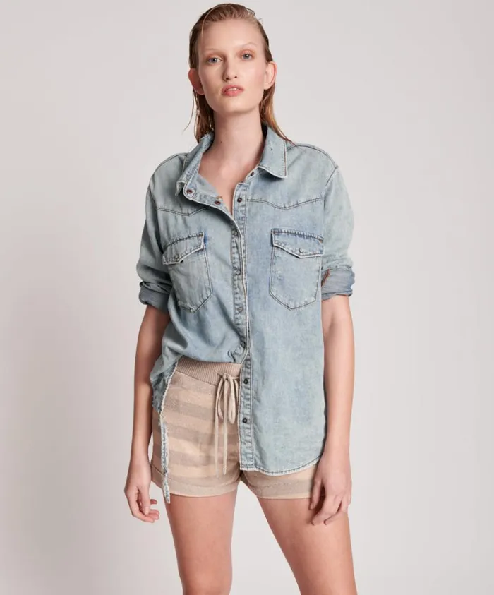 One Teaspoon Bottoms Women New Mexico Knit Shorts
