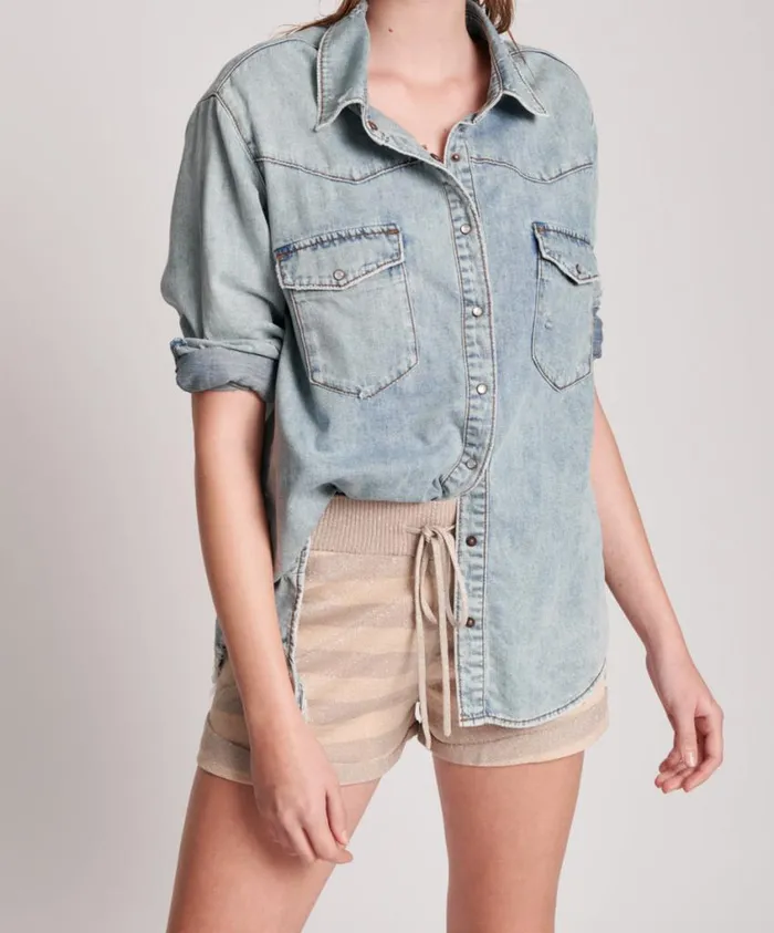 One Teaspoon Bottoms Women New Mexico Knit Shorts