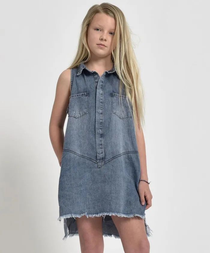 One Teaspoon Denim Dresses Women Kids Rocky Mini Braxton Dress