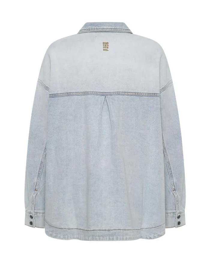 One Teaspoon Denim Jackets Women Hustler Longline Denim Jacket
