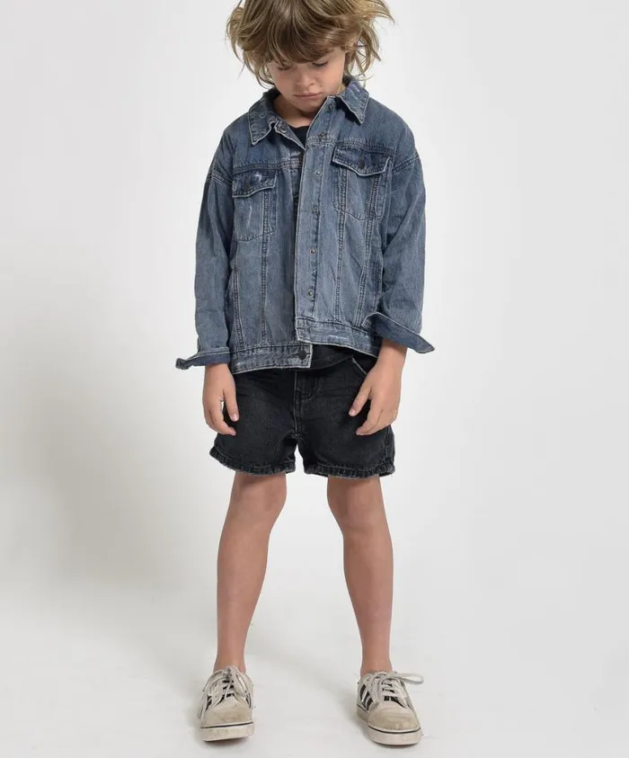 One Teaspoon Denim Jackets Women Kids Rocky All Star Denim Jacket